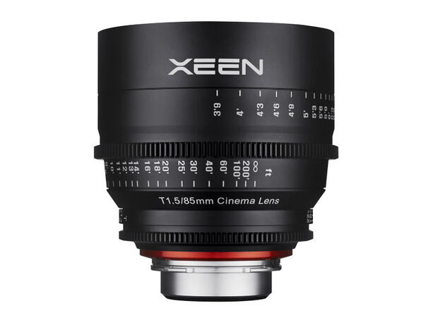 Samyang Xeen 85mm T1.5 Cine Canon Kort tele videoobjektiv 